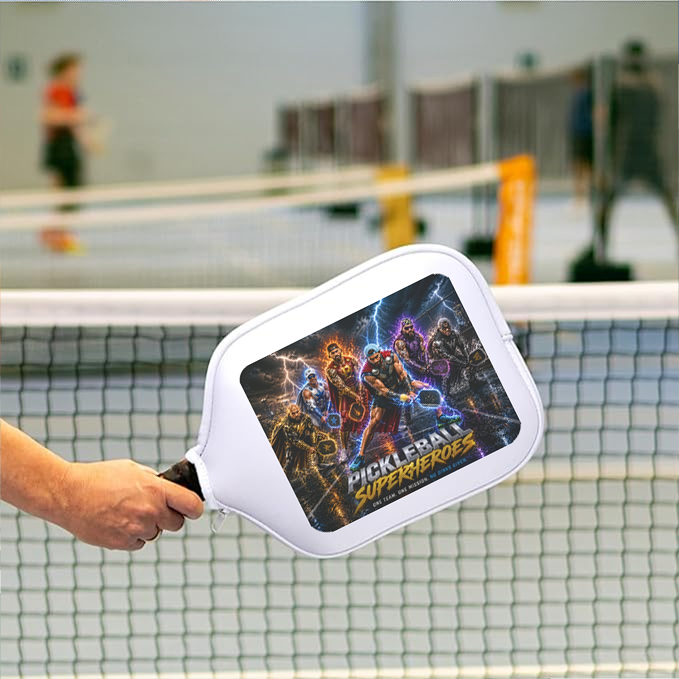 Custom Pickleball Paddle Cover – Personalized Paddle Case with Your Design | Fits Standard & Elongated Paddles thumbnail 2